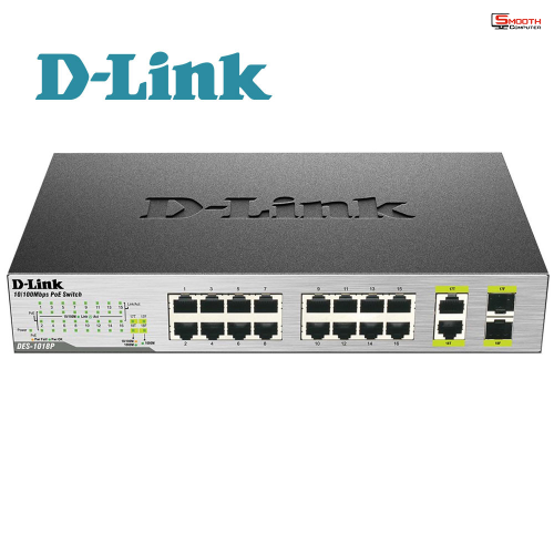 D-Link DES-F1016P-E 16 ports 10/100 PoE longue portée Switch de surveillance