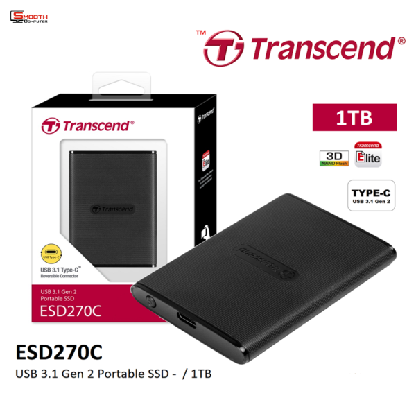 Disque Dure Externe SSD 1To Transcend